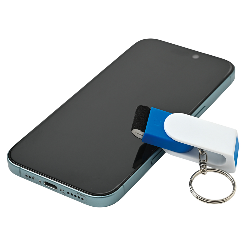 クリーナー付きスマホスタンド(キーリング付き)（267060）画像-5