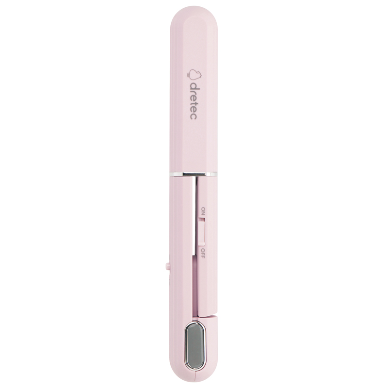 USB給電式コンパクトヘアアイロン(ピンク)(267451)画像-2