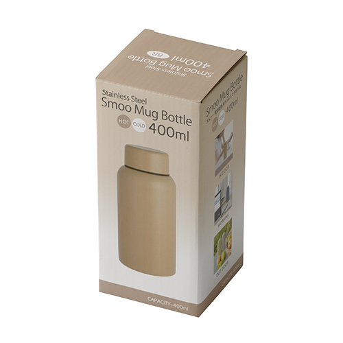 真空断熱ステンレスマグボトル(400ml)(ブラウン)（302640）画像-6