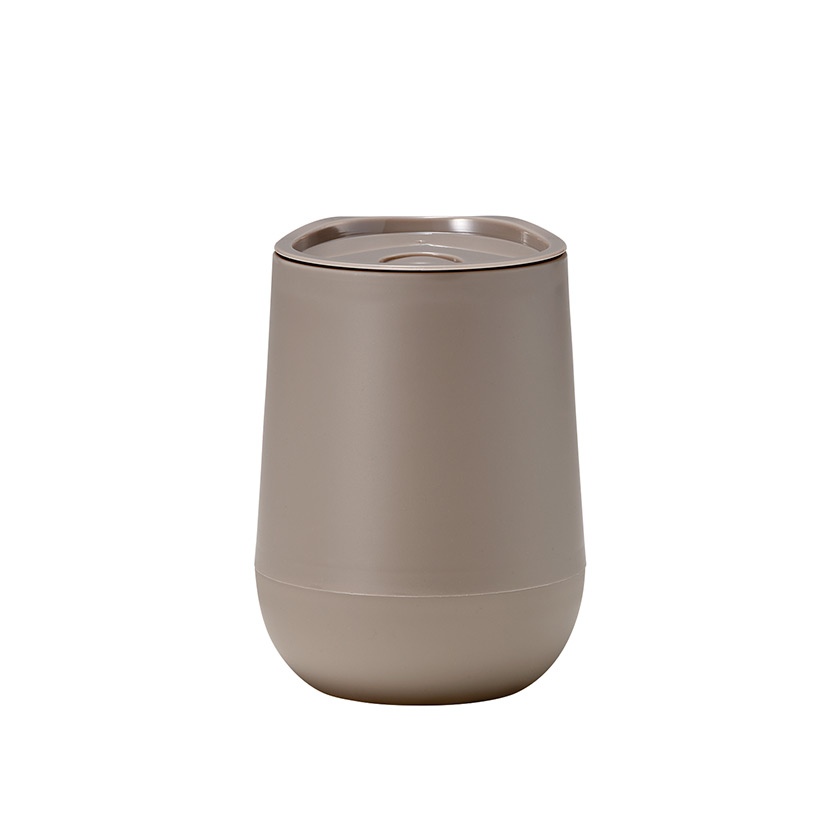 蓋付きラウンドタンブラー(グレー)