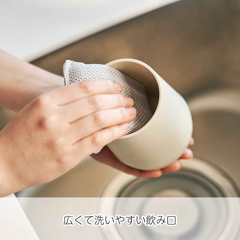 蓋付きラウンドタンブラー(グレー)(B3831-2)画像-5