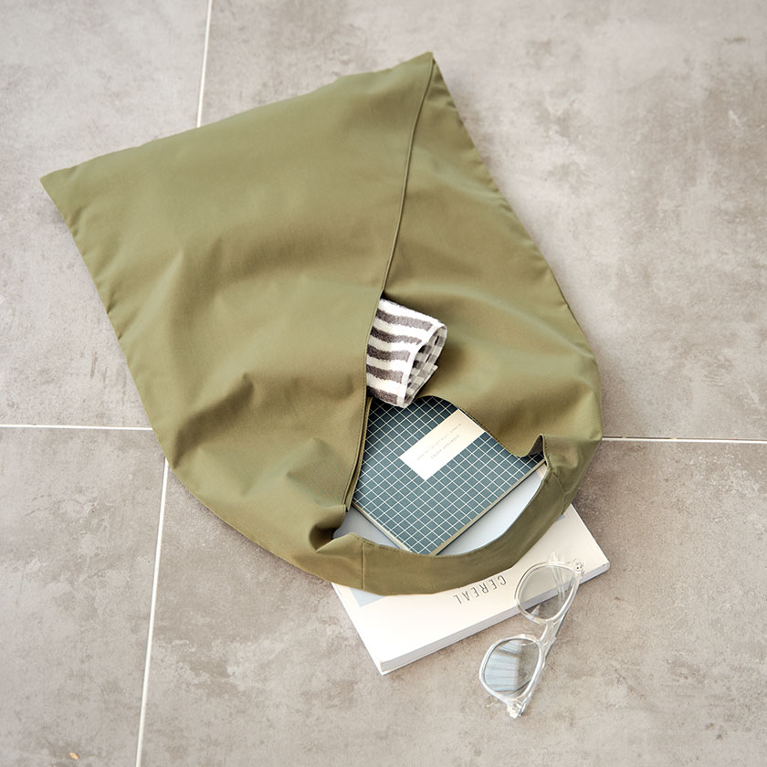 トライアングルトートバッグ(グレー)（E3861-1）画像-6