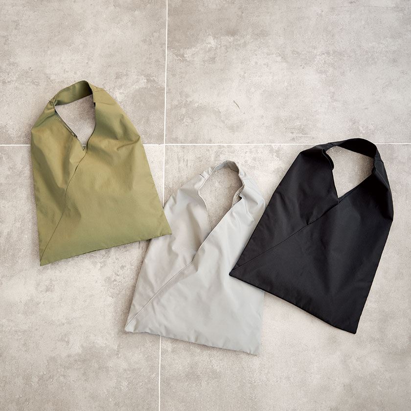 トライアングルトートバッグ(ブラック)（E3861-3）画像-2