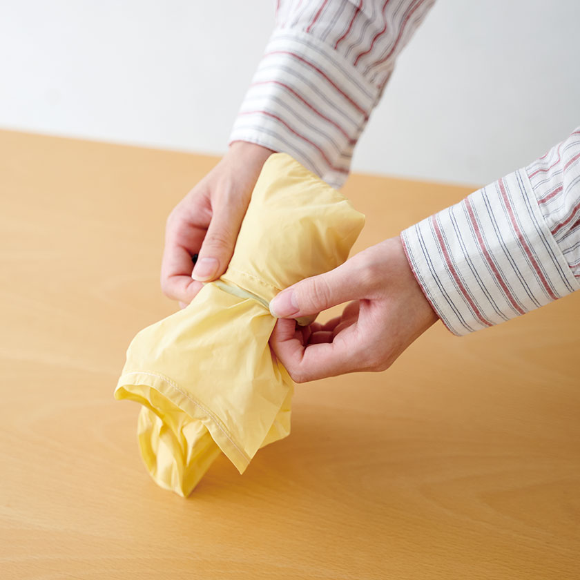 ミニ収納ナイロンバッグ(グレー)（E3863-3）画像-5