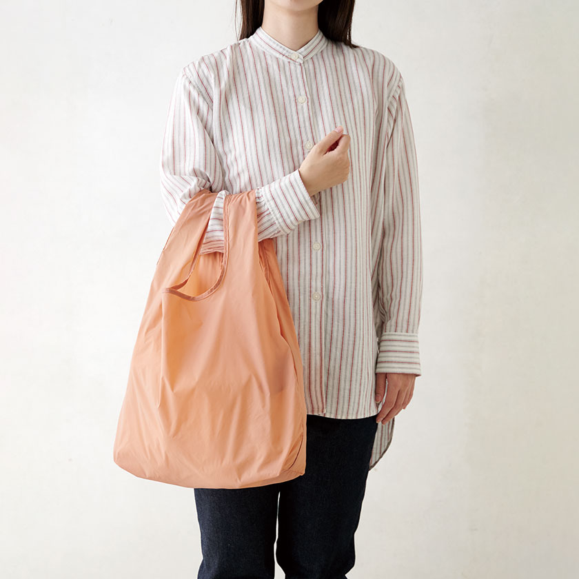 ミニ収納ナイロンバッグ(グレー)（E3863-3）画像-6