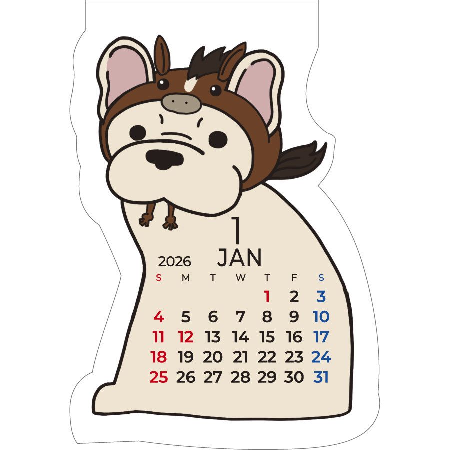 ペチャ犬カレンダー（KY-306）画像-3