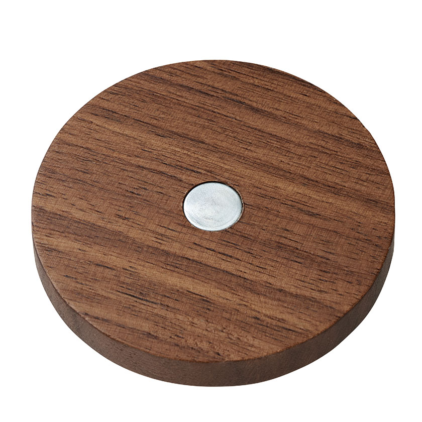 ウッド丸型マグネット(ブラウン)(M3885-1)画像-2