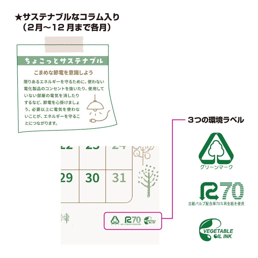 サステナブル　グリーン（T1B2315）画像-2