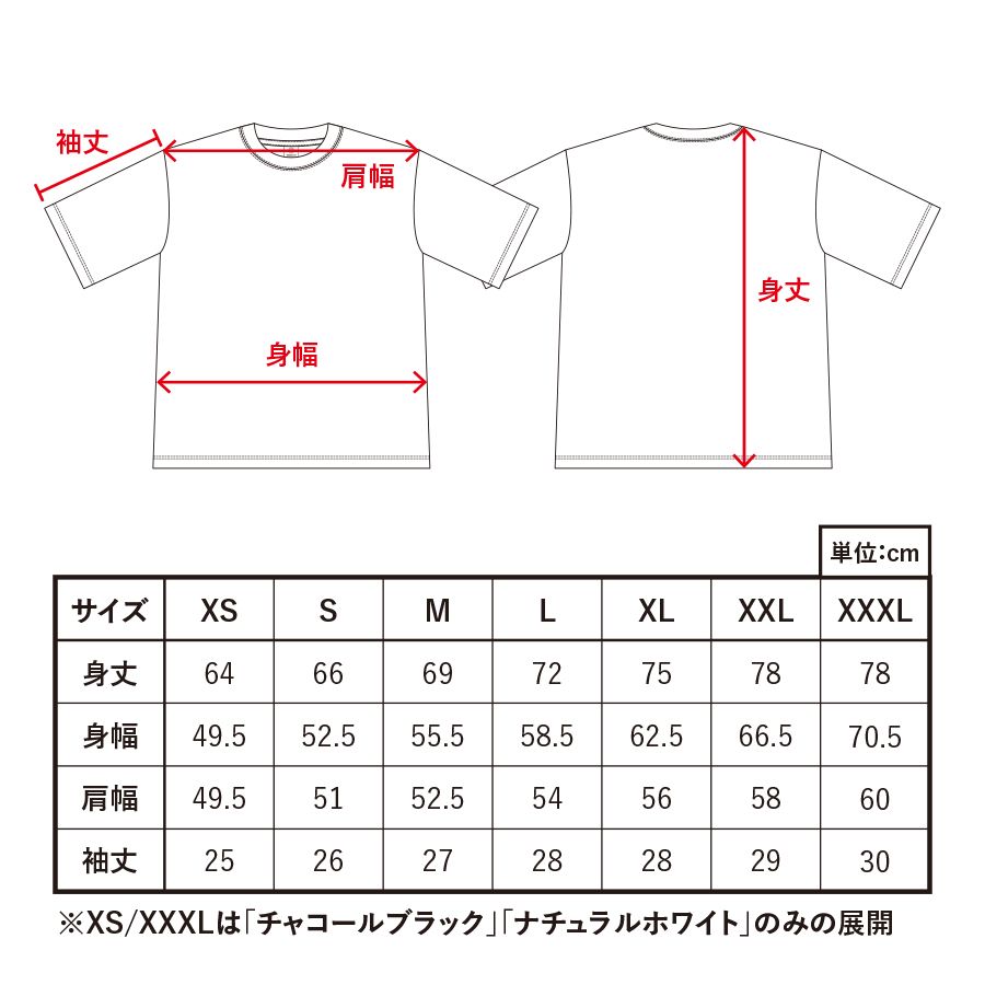 カスタムデザインオーガニックコットンTシャツ7.4オンス オーバーサイズ（XS）　チャコールブラック（TA1-0002-009-09）画像-3