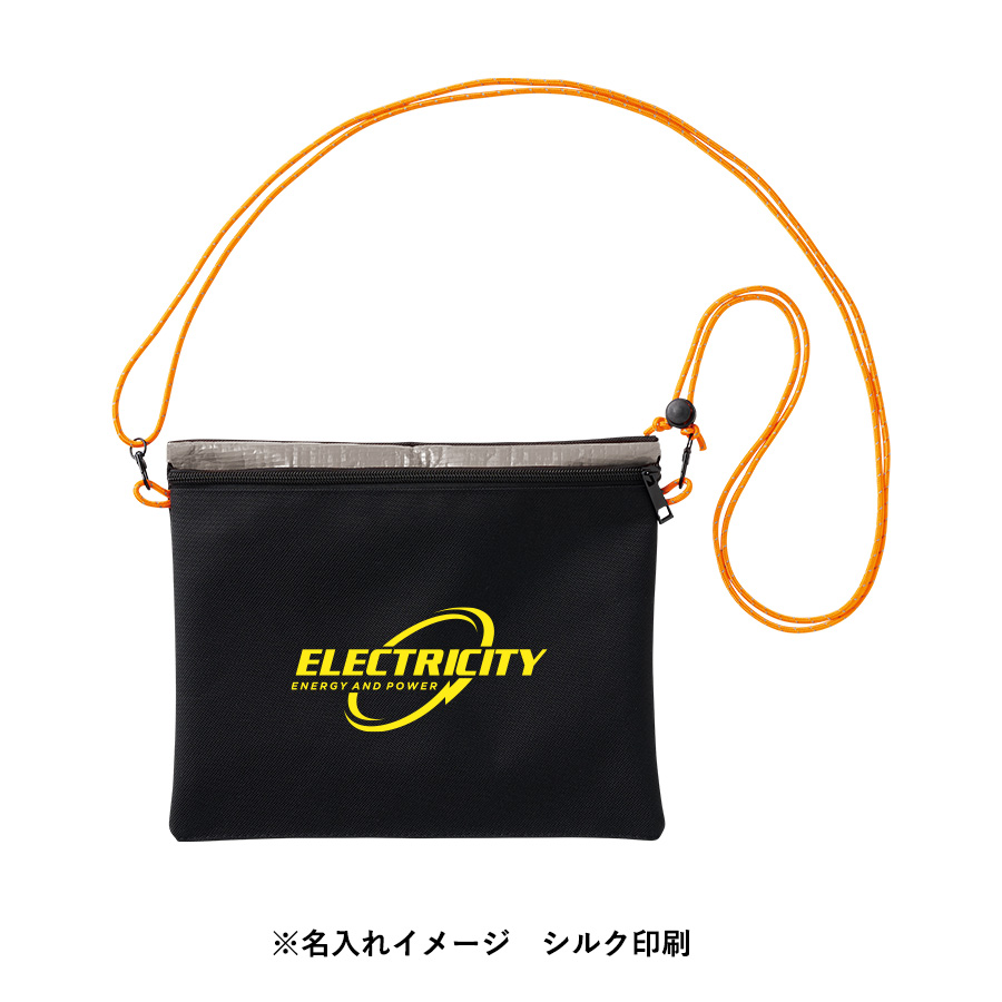防災緊急10点セット シートインサコッシュタイプ　ブラック（TB-0005-009）画像-10