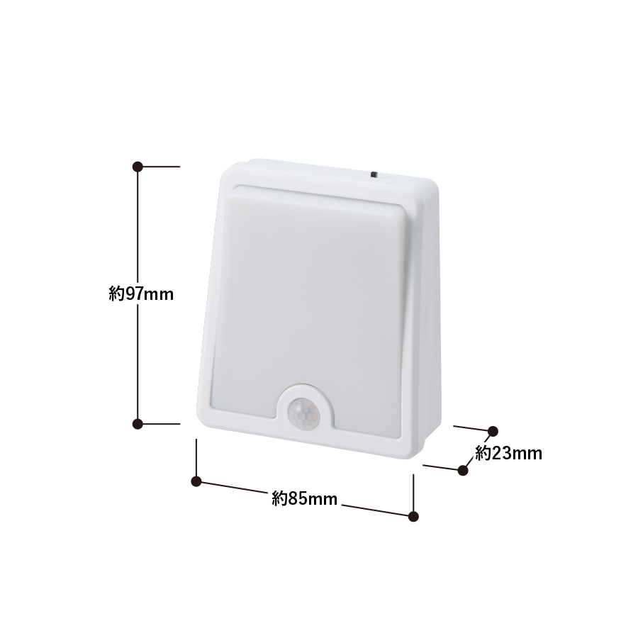 LEDセンサースタンドライト ホワイト(TB-0028-044)画像-2