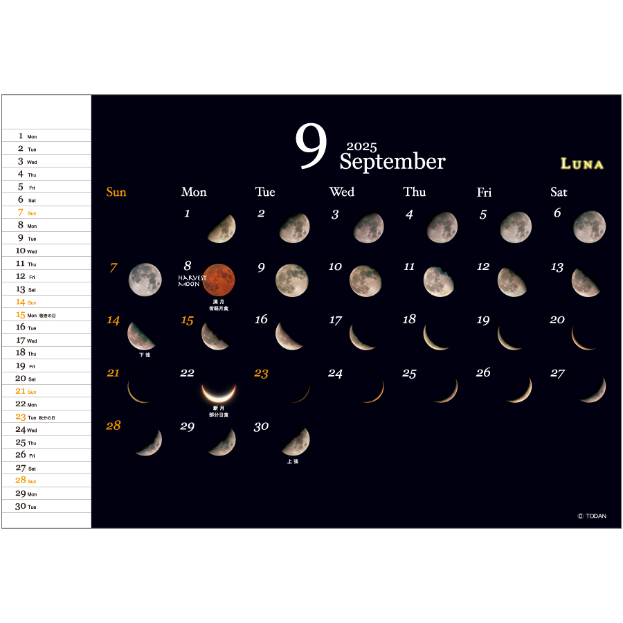 卓上Ｌ・ルナ〜月ごよみ〜（TD-276）画像-2