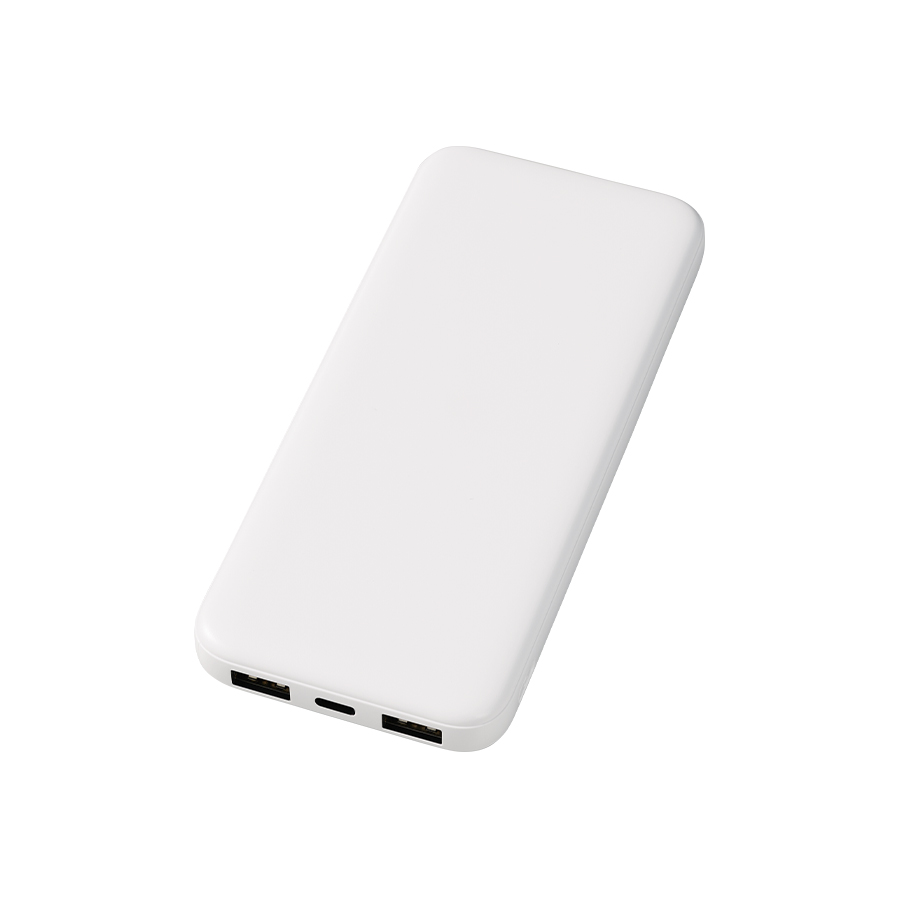 ワイヤレスシンプルモバイルチャージャー10000　ホワイト（TE-0024-044）画像-2