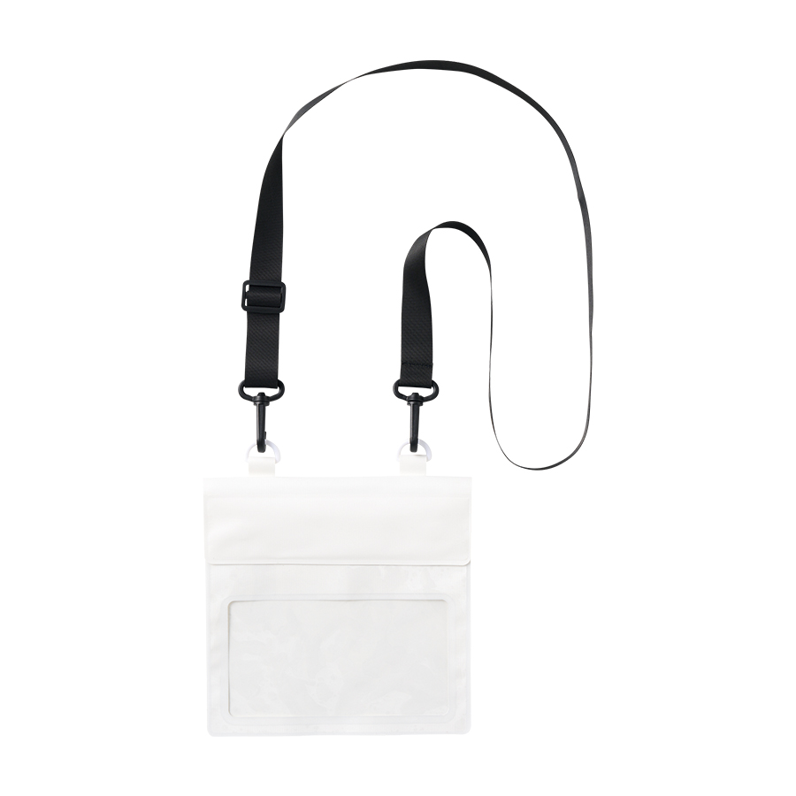 モバイルウォータープルーフサコッシュ ホワイト