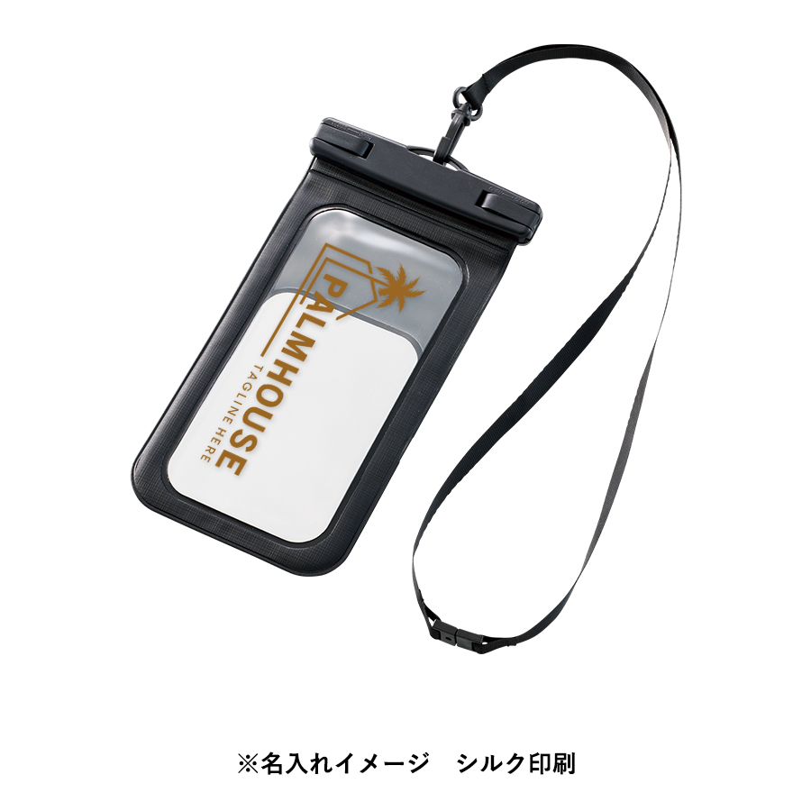 モバイルウォータープルーフポーチ 6.7インチ ver.2 ブラック(TE-0042-009)画像-6