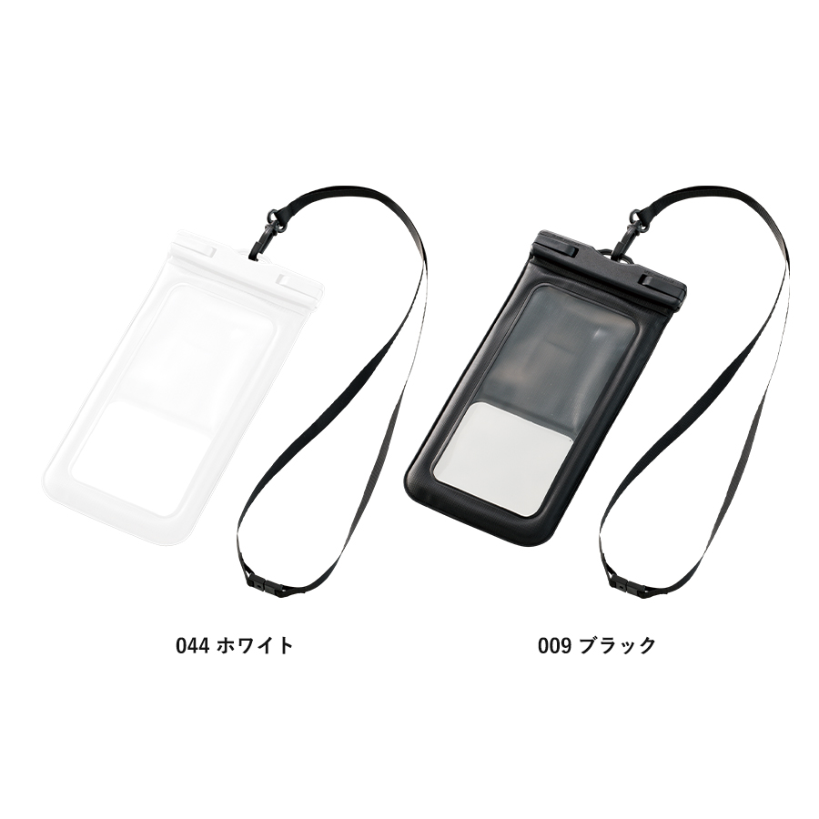 水に浮くモバイルウォータープルーフポーチ ブラック(TE-0043-009)画像-2