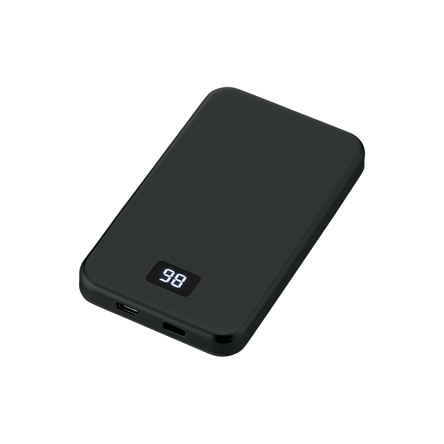 マグネット対応モバイルチャージャー5000(準固体使用) ブラック