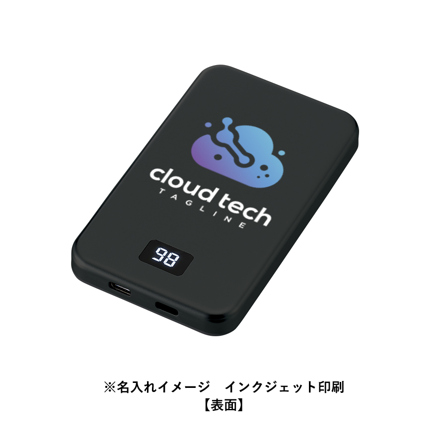 マグネット対応モバイルチャージャー5000(準固体使用) ブラック(TE-0052-009)画像-6
