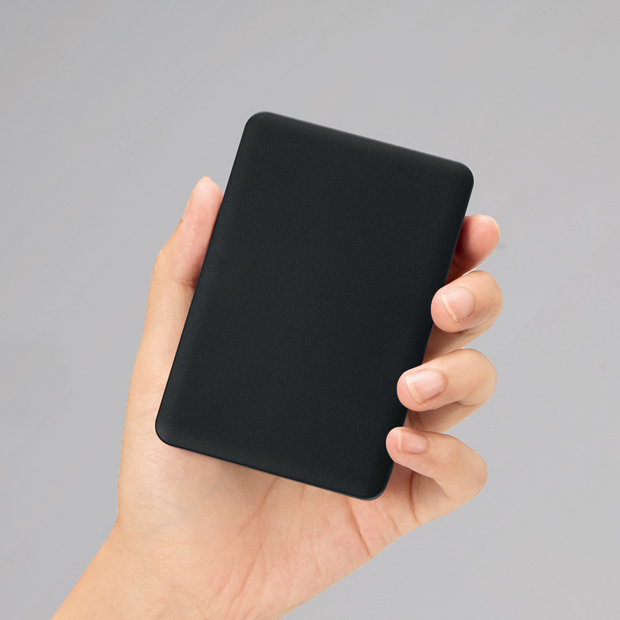 全面印刷できるモバイルチャージャー5000(リン酸鉄使用) ブラック（TE-0055-009）画像-10