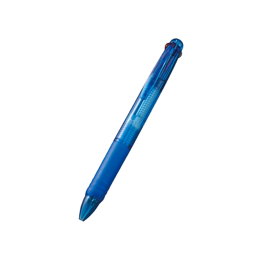3色プラスワンボールペン(再生ABS)　ブルー