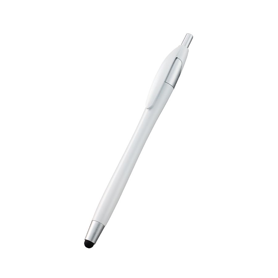 デュアルライトタッチペン(再生ABS)　ホワイト（TF-0122-044）画像-1