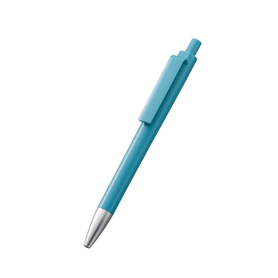 OBPスクエアクリップボールペン(再生PET)　ターコイズブルー（TF-0127-041）画像-1