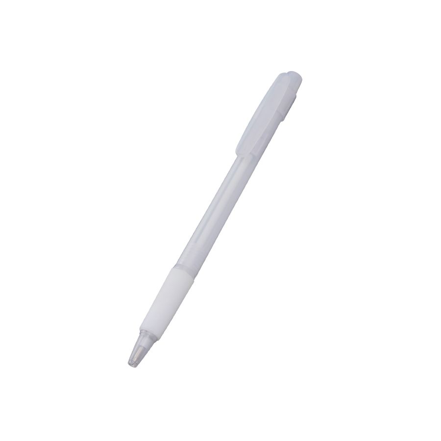 スカッシュボールペン(再生ABS)　ホワイト（TF-0130-044）画像-1