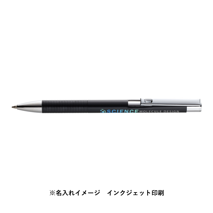メタルマットボールペン(再生アルミ)　ブラック×シルバー（TF-0162-020）画像-7