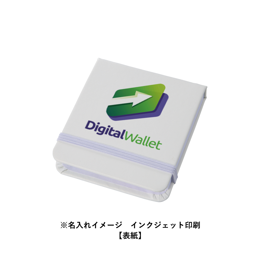 合皮カバー付箋セット(S) ブラック(TF-0170-009)画像-6