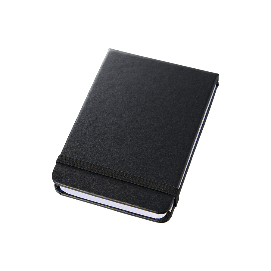 合皮カバー付箋セット(M) ブラック