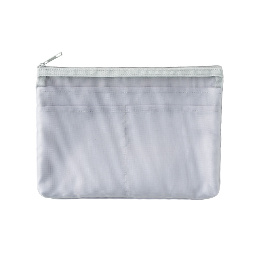 らくらく仕分けポーチ(M)グレー