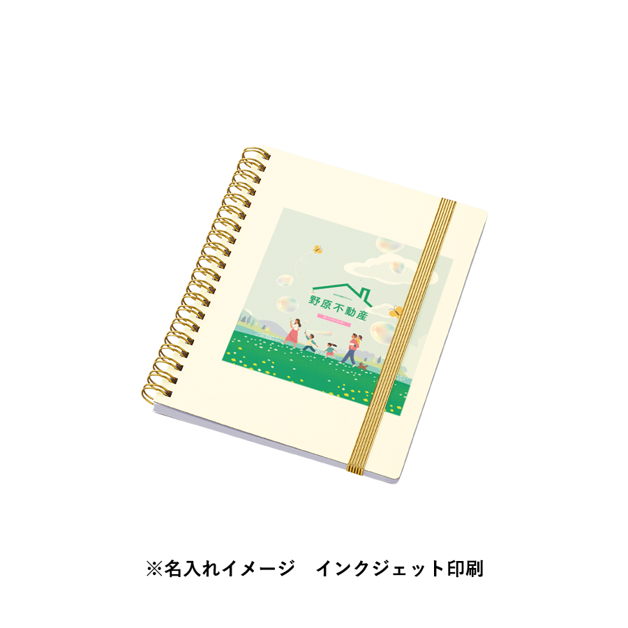 ゴールドリングハンディノート ネイビー（TF-0176-006）画像-6