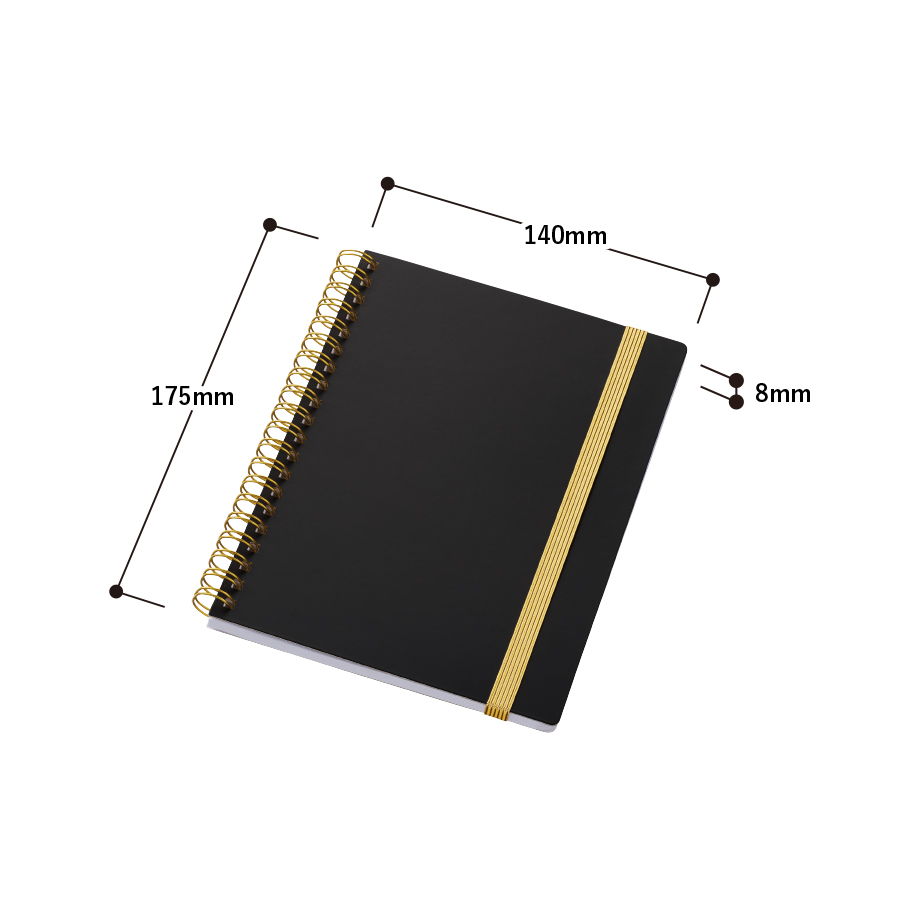 ゴールドリングハンディノート オフホワイト（TF-0176-044）画像-2