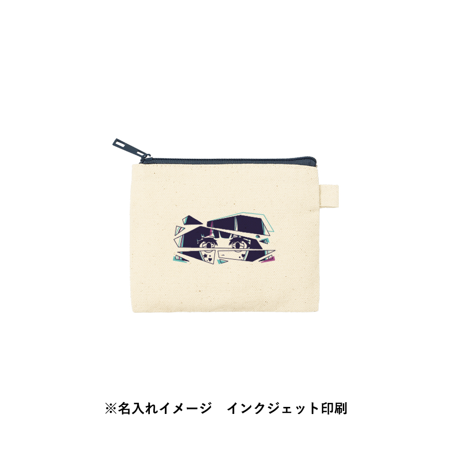 カラーファスナーキャンバスフラットポーチ(SS) オレンジ(TP-0052-003)画像-9