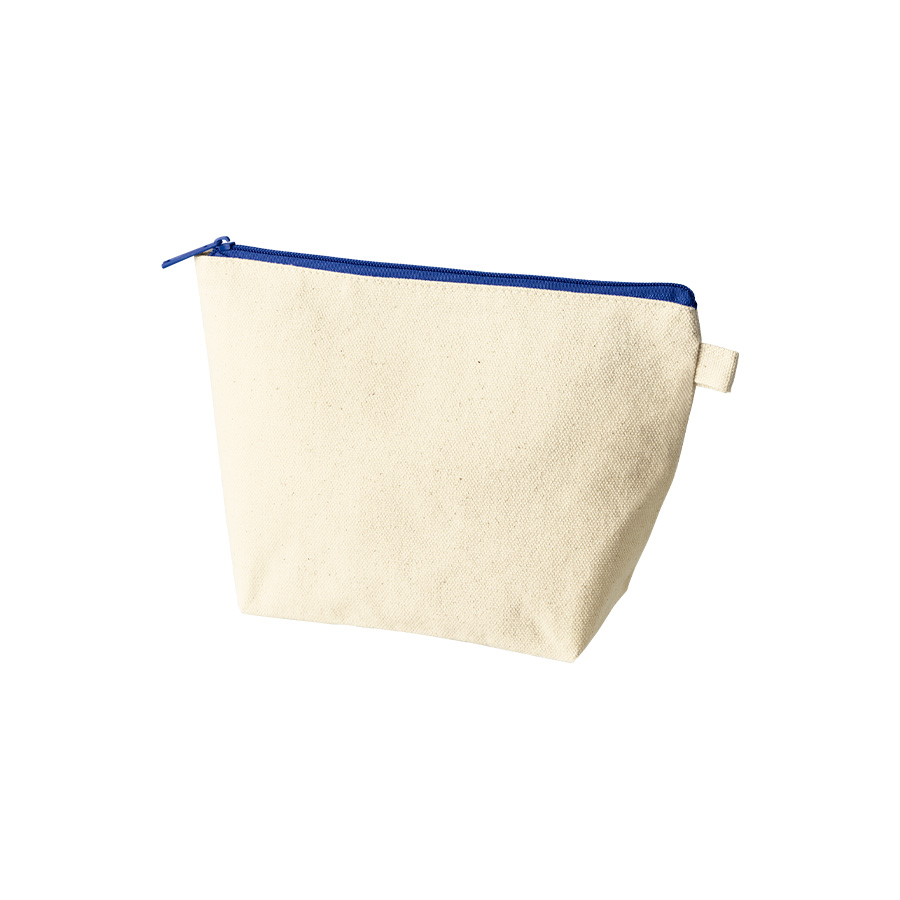 カラーファスナーキャンバスデイリーポーチ ネイビー