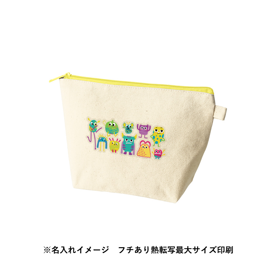 カラーファスナーキャンバスデイリーポーチ ライトブルー(TP-0055-034)画像-9