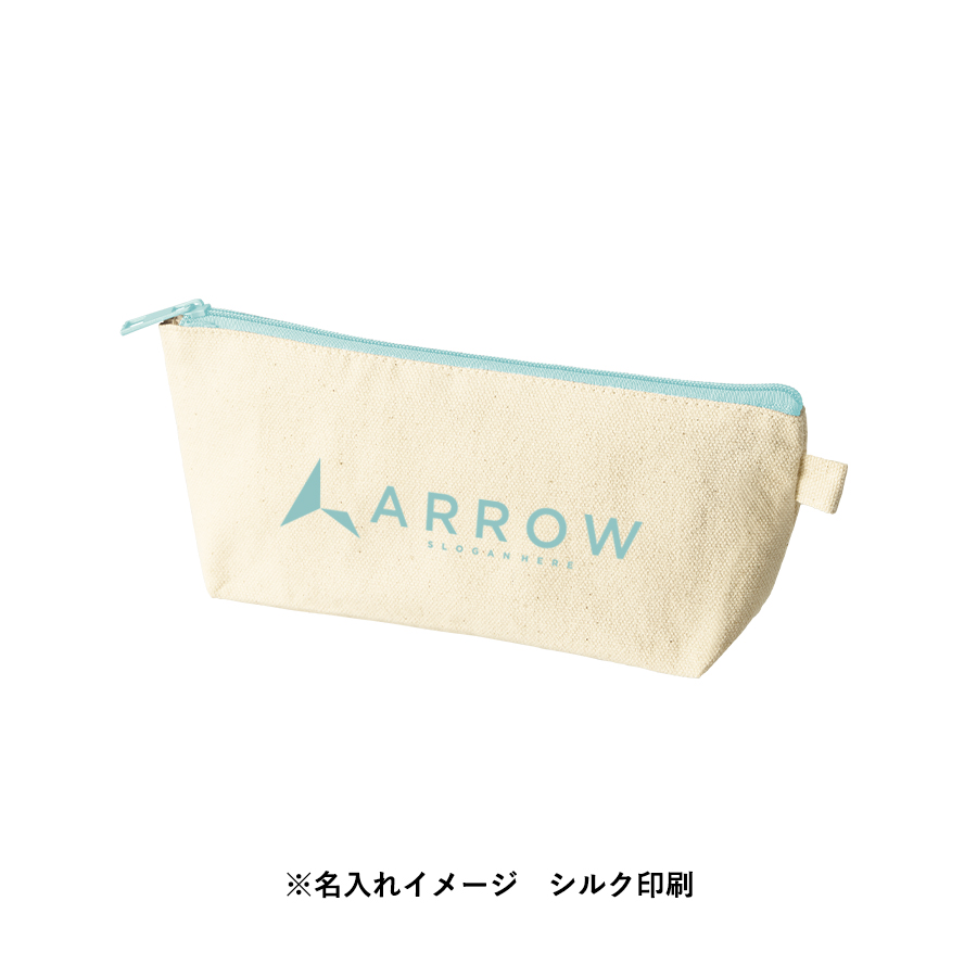 カラーファスナーキャンバスロングポーチ　イエロー（TP-0056-010）画像-9