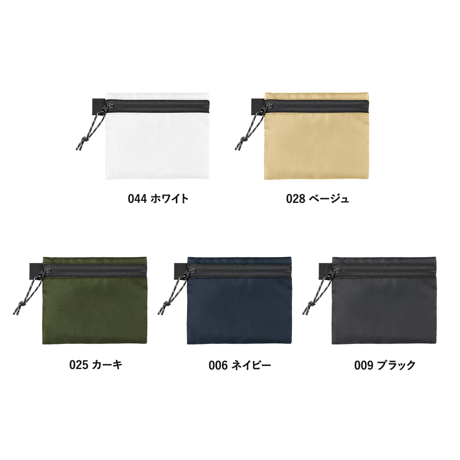 リップストップフラットポーチ(SS)　ブラック（TP-0058-009）画像-4