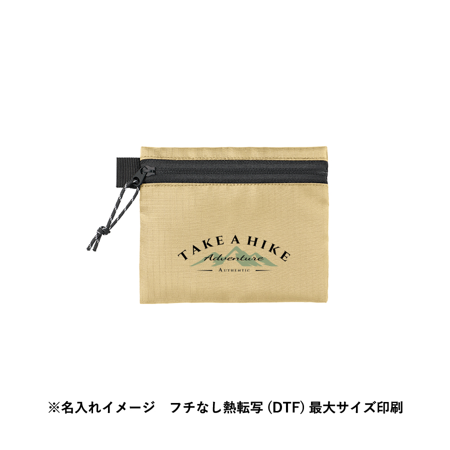 リップストップフラットポーチ(SS)　ベージュ（TP-0058-028）画像-7