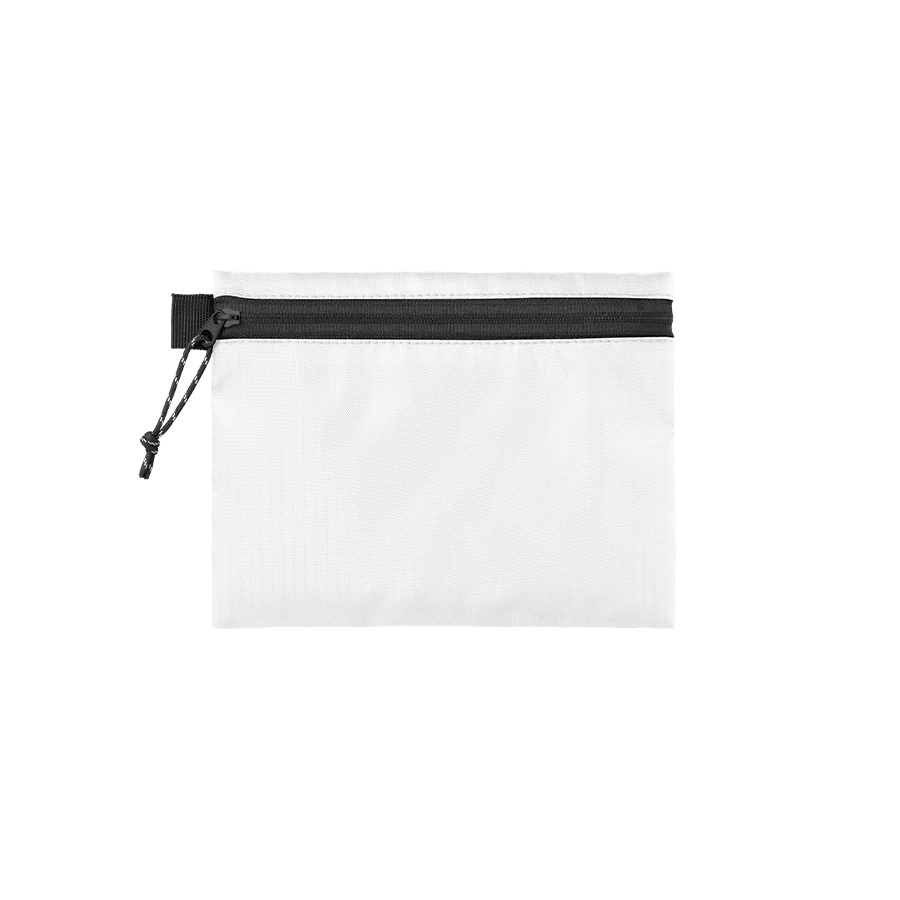 リップストップフラットポーチ(S) ホワイト