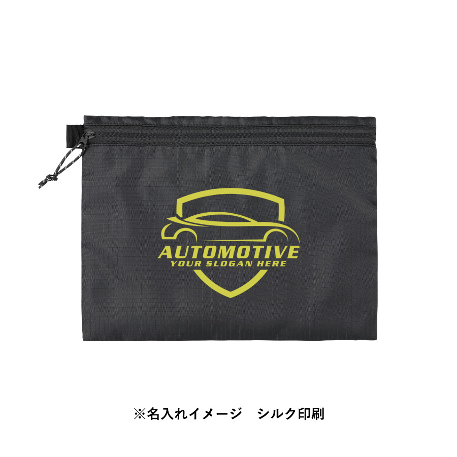 リップストップフラットポーチ(M) カーキ（TP-0060-025）画像-7