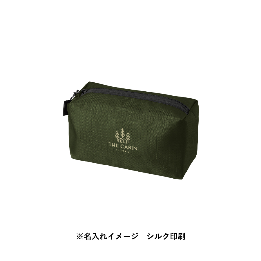 リップストップスクエアポーチ(M)　カーキ（TP-0061-025）画像-7