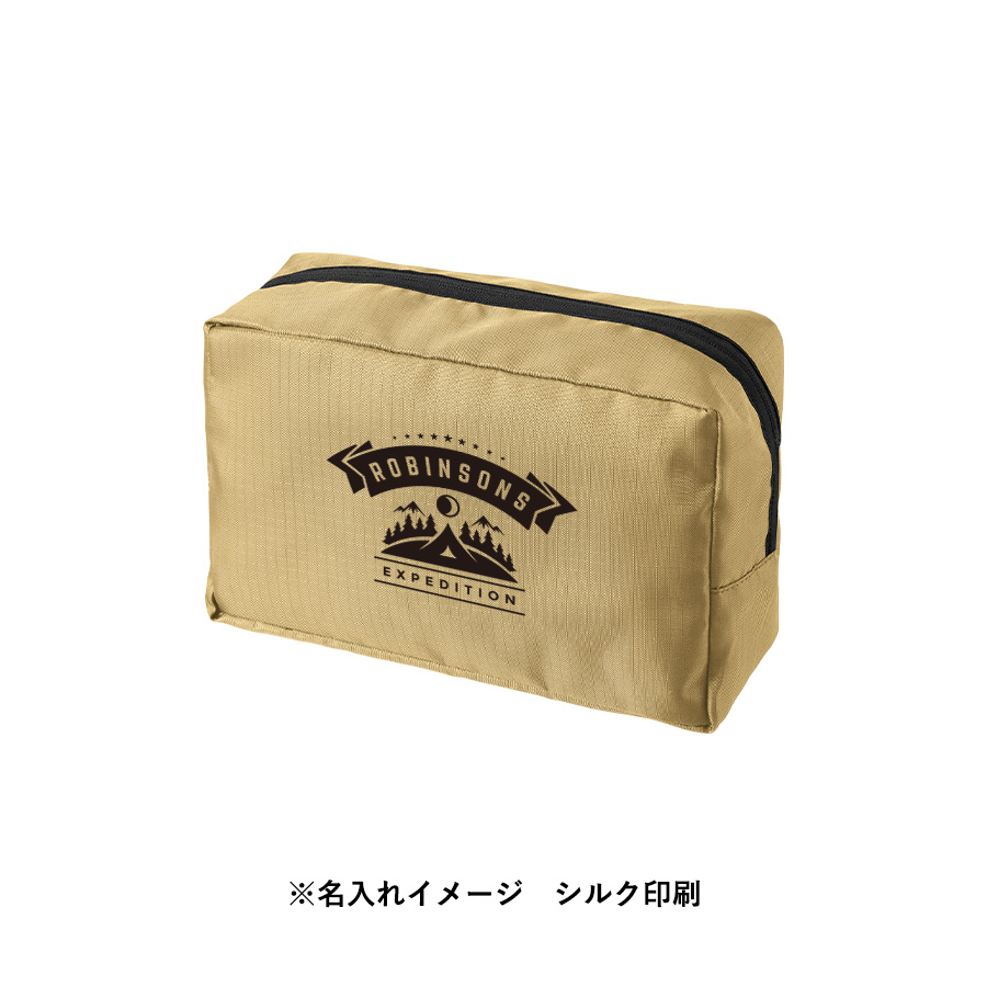 リップストップスクエアポーチ(L) ホワイト（TP-0062-044）画像-8