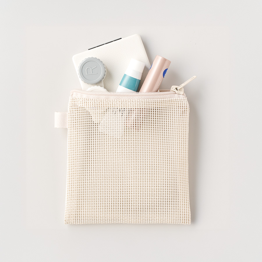 ハードメッシュフラットポーチ(SS) ブラック（TP-0070-009）画像-2