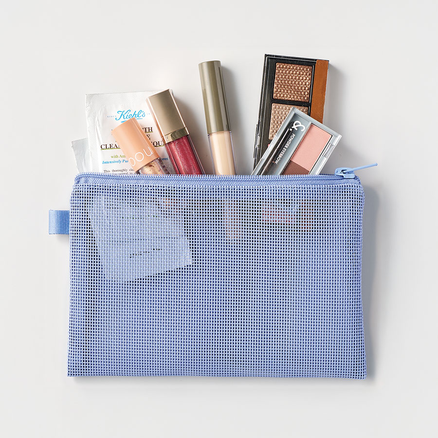 ハードメッシュフラットポーチ(S) スモークブルー（TP-0071-034）画像-2