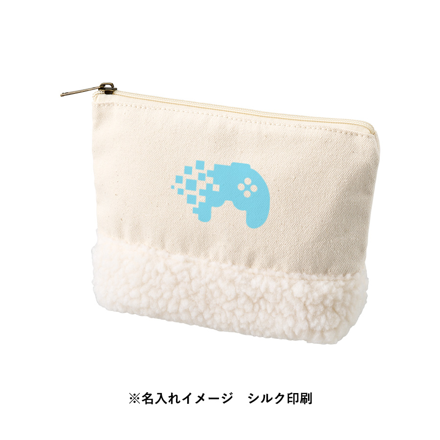 ボア&キャンバスデイリーポーチ グレー（TP-0099-011）画像-7