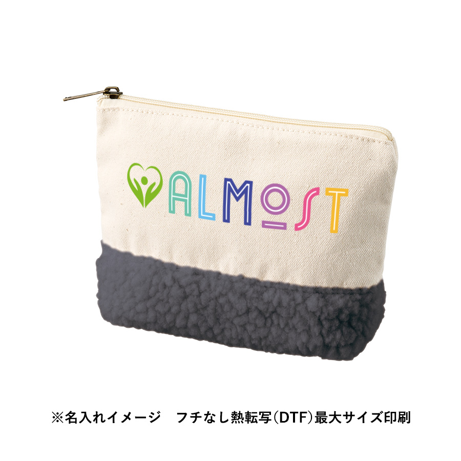 ボア&キャンバスデイリーポーチ アイボリー（TP-0099-050）画像-8
