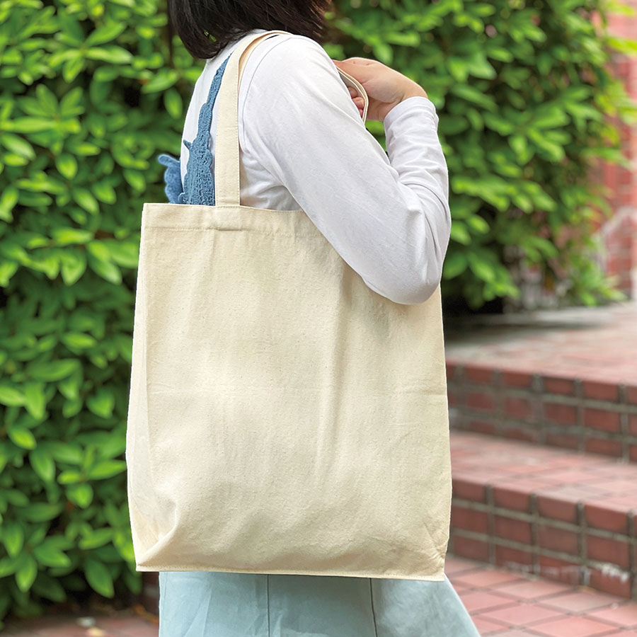 ライトキャンバス横マチトート　ナチュラル（TR-1415-008）画像-2