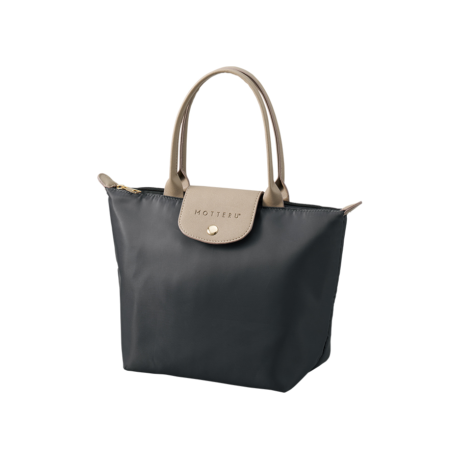 セリナクーラーランチトート チャコールブラック