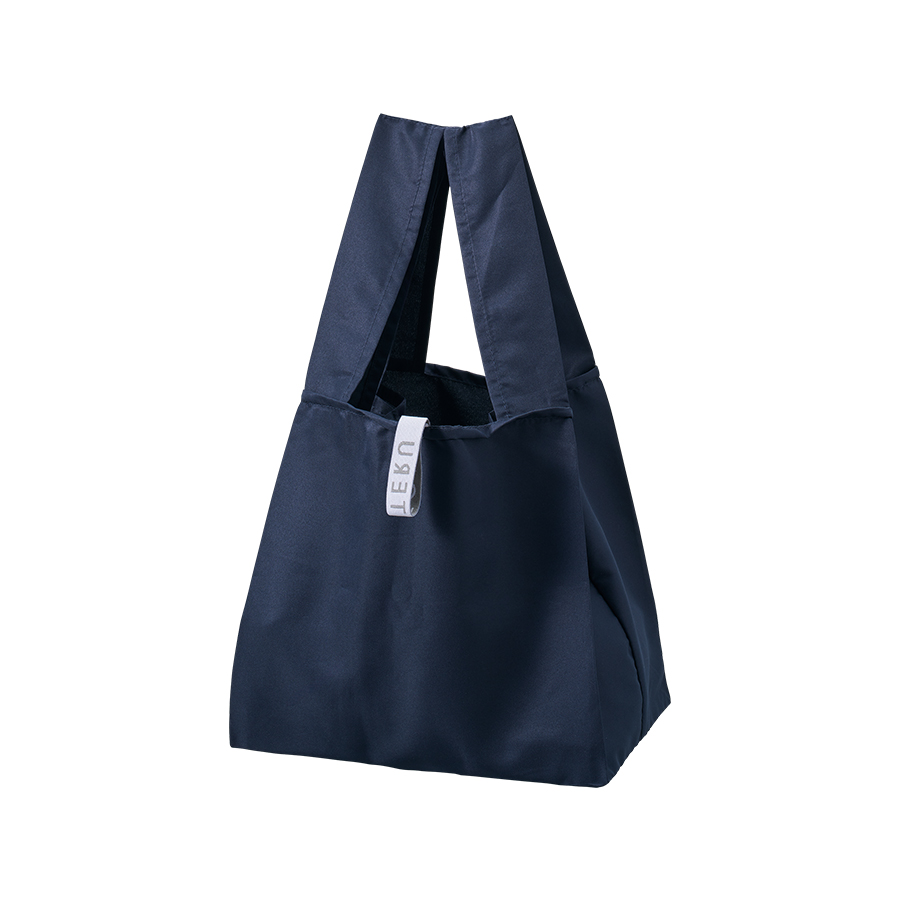 クルリト セルフレジで使いやすいスクエアデリバッグ ネイビー